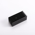 6061 6063 aluminum extrusion anodized black heat sink